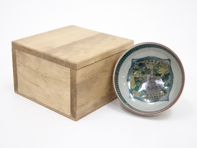 JAPANESE CERAMICS / SAKE CUP / KUTANI WARE